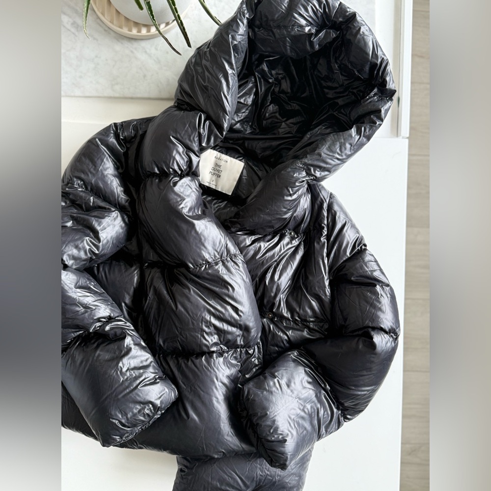 Babaton Duvet Puffer Short in Small / Hi Gloss